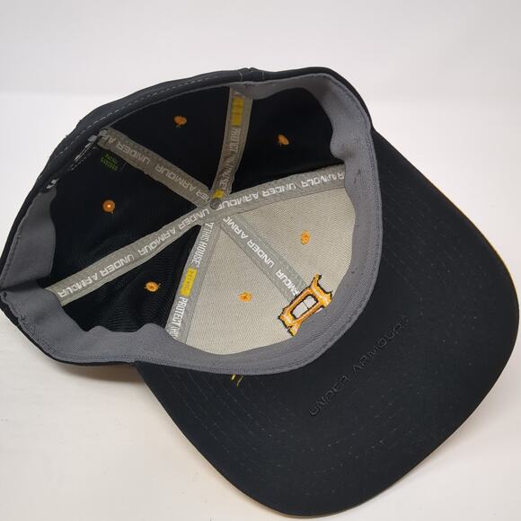 B Logo Adult Fitted Baseball Cap Multicolor M Embroidered 6 Panel Under Armour - Picture 7 of 10